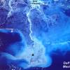 Aerial view of the Mississippi Delta