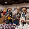 Students volunteering in the Mobile Food Pantry