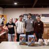 Students volunteering in the Mobile Food Pantry