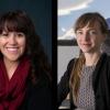 Celeste Montoya, left, and June Gruber, right