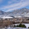 Flatirons with snow