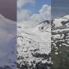 Snow on mountains
