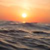 Sunset over the ocean