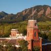 Old Main and the Flatirons