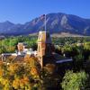 Old Main building during fall