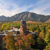 Old Main building during fall