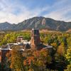 Old Main building during fall