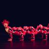 The dancers of MOMIX create a fantastical caterpillar through dance