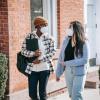 Students talking