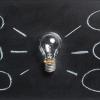 Lightbulb sparking ideas