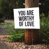 A yard sign