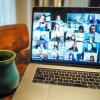 A Zoom video conference