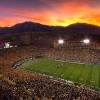 Folsom Field under the lights