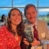 LASP researcher Scott Piggott and his wife, Jennifer Wood, celebrating his RMS AIAA Professional Engineer of the Year award. (Photo credit: Hanspeter Schaub)