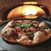 Pizza in an oven
