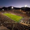 Aerial shot of folsom filed