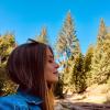 woman outside alone