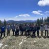 Students at Mountain Research Station in June