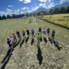 Students debrief after leadership challenge course during the Fall 2023 Experiential Leadership Intensive