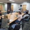 Philosophy professor Robert Pasnau teaching freshman seminar class Why Be Moral