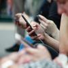 People using phones