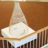 Wooden-dowel sculpture titled Sanctuary