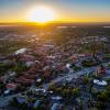 sunrise over Boulder landscape