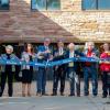 campus leadership at the ribbon-cutting ceremony