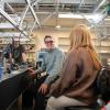Scott Diddams with his students in the lab