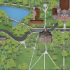 A snapshot of the new campus map.