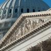 Senate Pediment and Capitol Dome