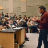 A classroom on the CU Boulder campus