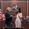 CU Boulder journalism and political science undergraduate student and Rhodes Scholar Serene Singh, right, listens as  Boulder Mayor Suzanne Jones reads a special proclamation honoring her at the Boulder City Council chambers on December 4, 2018 before their regular weekly meeting.  (Photo by Glenn Asakawa/University of Colorado)