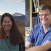 Geologists Lizzy Trower and Carl Simpson
