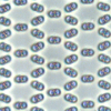 A graphic representing a lattice of trefoil knots tied in a solution of liquid crystals. (Credit: Smalyukh lab)
