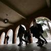Students walk past the UMC
