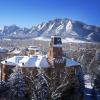 Old Main in winter