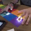 app-connected rings that users wear on their fingers that turn color into sound