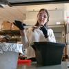 Irene Francino Urdaniz works on her spike protein research at the University of Colorado Boulder.