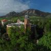 A panorama from campus