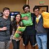 Students and staff taking part in Spring Welcome