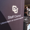 A CU Boulder Staff Council banner