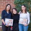 INVST students with book "Mi Mama, Alicia Sanchez"