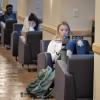 Students studying