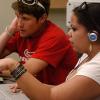 Students on computer