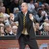 Men's basketball head coach Tad Boyle on sidelines