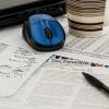 Tax documents on desk