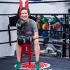 Tessie Dawson poses in the boxing ring