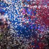 The baloon drop at the DNC convention 2016