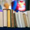 A row of books